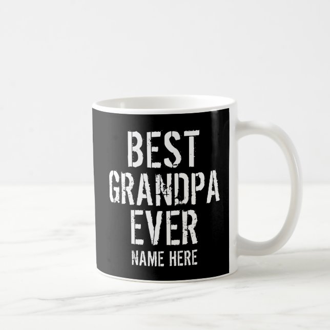 BÄSTA GRANDPA VARJE PERSONLISERAD KAFFEMUGG (Höger)