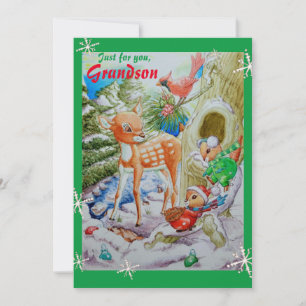 Bästa Grandsons julkort