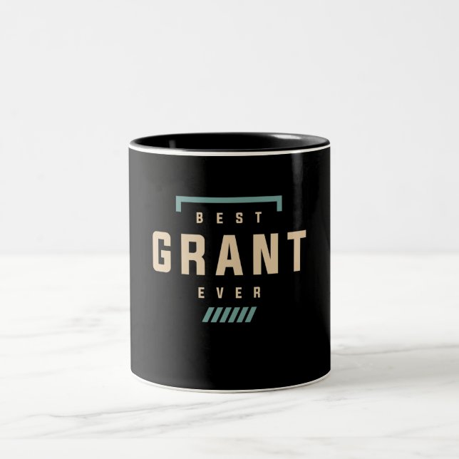 Bästa Grant nånsin Funny Namn Grant Två-Tonad Mugg (Center)