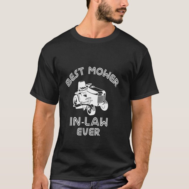 Bästa gräsklippare SVÄRMOR Mormor Klippning Gräsma T Shirt (Framsida)