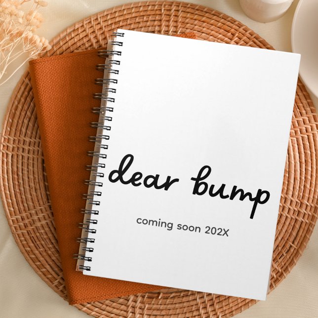 Bästa Gravid-kalender snart.. Anteckningsbok (Minimalist Baby Journal)