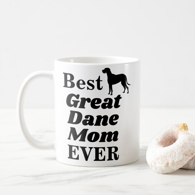 Bästa Great dane Mamma någonsin Tea och Kaffemugg (Med munk)