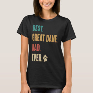 Bästa Great dane Pappa Great dane Hund T Shirt