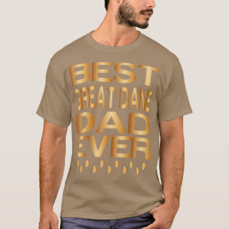 Bästa great dane Pappa någonsin bästa Hund Pappa n T Shirt