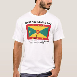 BÄSTA GRENADISKA PAPPA Stark Modig Personlig T Shirt