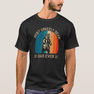 Bästa Grizzly Bear Pappa Alltid Grizzly Bear Graph T Shirt