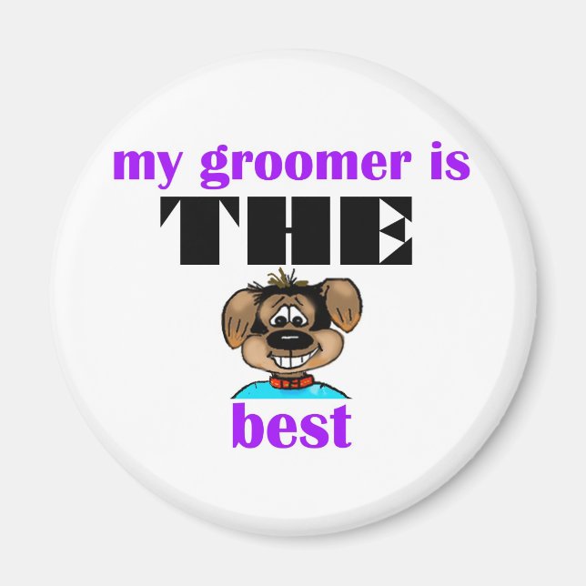 Bästa Groomer Magnet (Framsidan)
