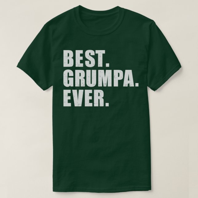 Bästa grumpa någonsin t shirt (Design framsida)
