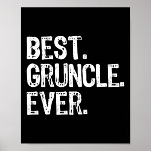 Bästa Gruncle All-Coola-farfar-familjen Poster