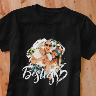 Bästa Grunge Enkla Moderna Hjärta Coola Foto T Shirt
