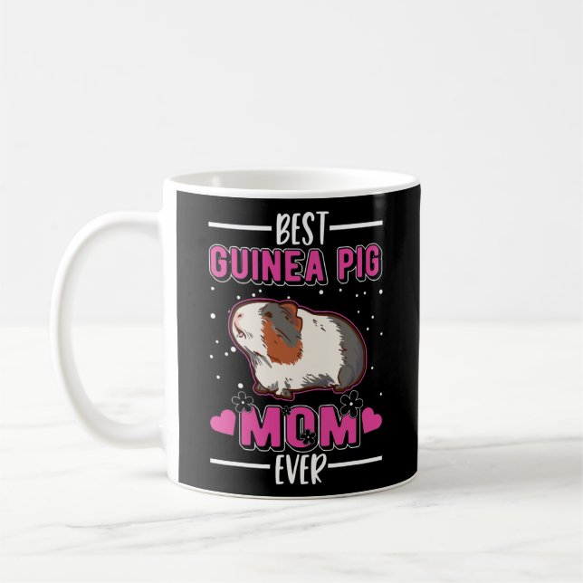 Bästa Guinea Gris Mamma någonsin  Kaffemugg (Vänster)