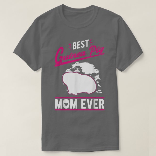 Bästa Guinea Gris Mamma någonsin T Shirt (Design framsida)
