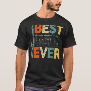Bästa Guitar Pappa Alltid Guitarist Far Day Chord T Shirt