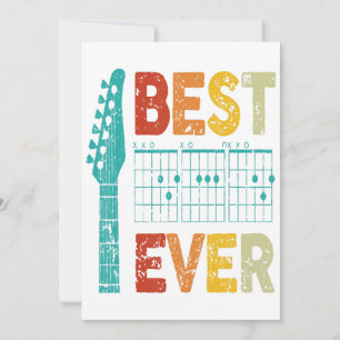 Bästa guitar pappa någonsin har bästa pappa guitar inbjudningar