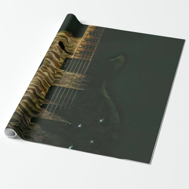 Bästa guitarist någonsin presentpapper (Utrullad)