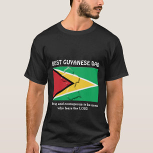 BÄSTA GUYANESE PAPPA Stark djärv Personlig T Shirt