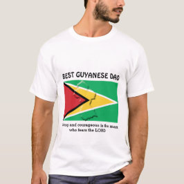 BÄSTA GUYANESE PAPPA Stark djärv Personlig T Shirt