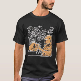 Bästa gyllene pappa någonsin t shirt