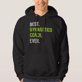 Bästa Gymnastics Coach nånsin Funny Gift Hoodie