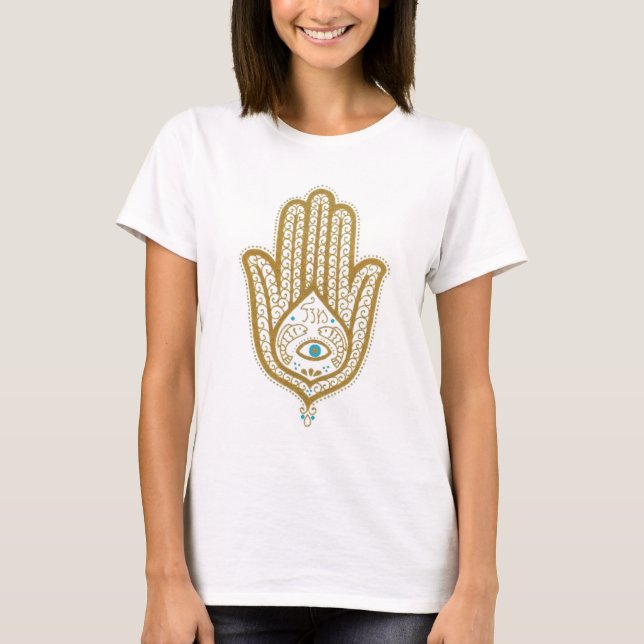 Bästa Hamsa Tee Shirt (Framsida)