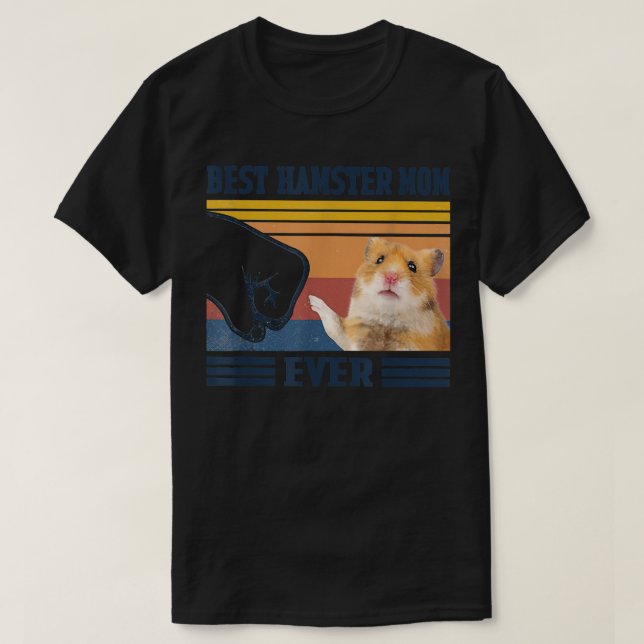 Bästa Hamster Mamma hela Mors dag jul  T Shirt (Design framsida)