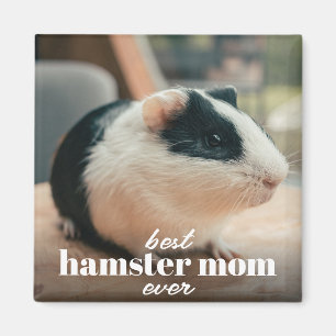 Bästa Hamster Mamma någonsin Modern Anpassningsbar Magnet