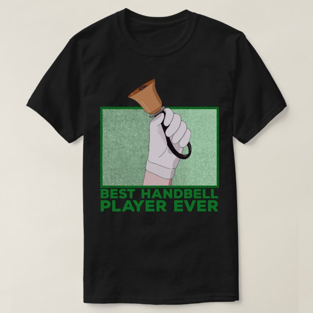 Bästa handklockspelare någonsin t shirt (Design framsida)