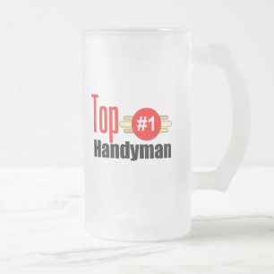 Bästa handyman frostat ölglas