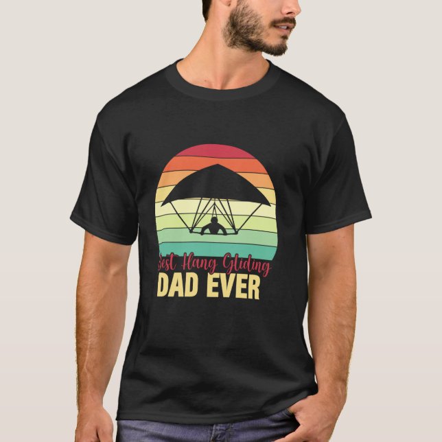 Bästa hängflygande pappa någonsin t shirt (Framsida)
