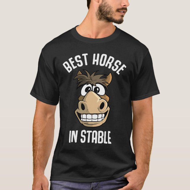Bästa hästen i stallet t shirt (Framsida)