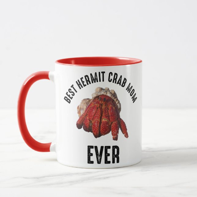 Bästa Hermit Crab Mamma någonsin Mugg (Vänster)