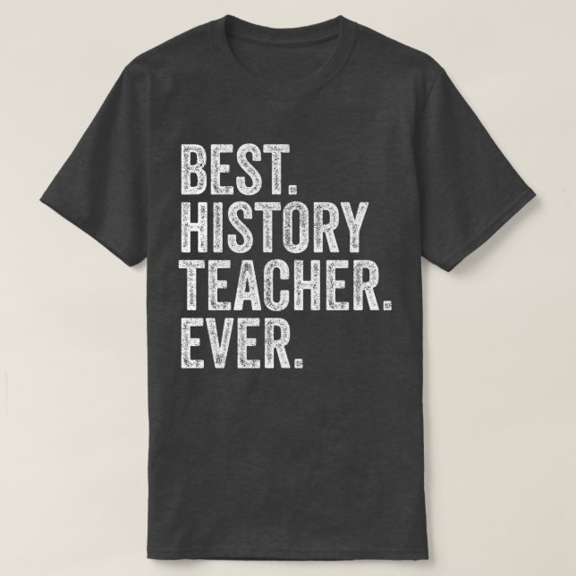 Bästa historielärare någonsin t shirt (Design framsida)