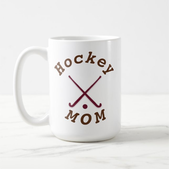 Bästa "Hockey MAMMA" nånsin! Mors dag Kaffemugg (Vänster)
