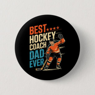 Bästa hockeytränare pappa någonsin Fars dag för pa Knapp