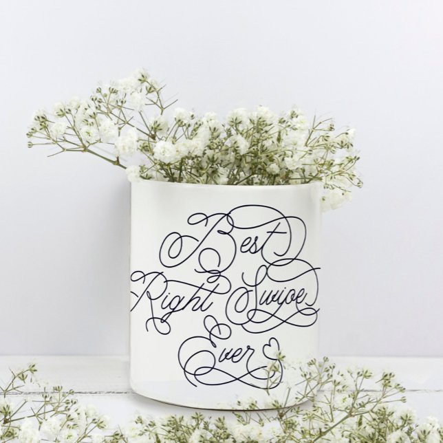 Bästa Höger Swipe någonsin funny Boykompis Kärlek- Magisk Mugg (Skapare uppladdad)