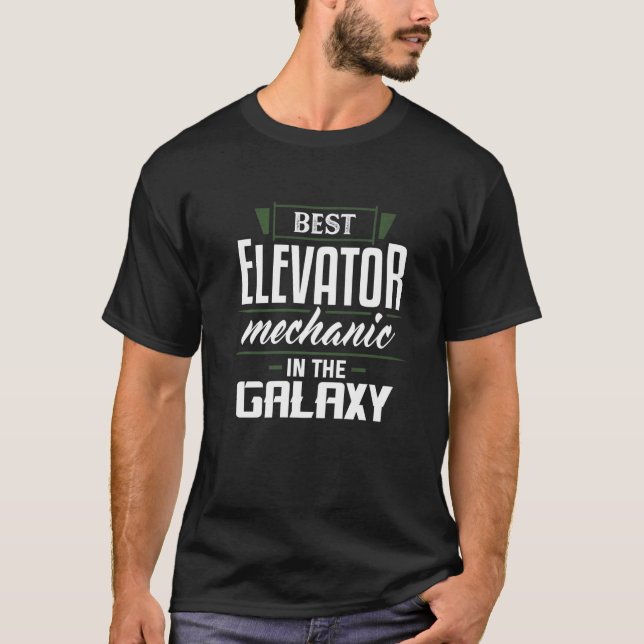 Bästa höjdmekanism i Galaxyteknik Ap T Shirt (Framsida)