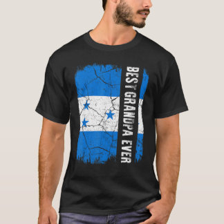 Bästa honduran Grandpa All Honduras Flagga Pappor T Shirt