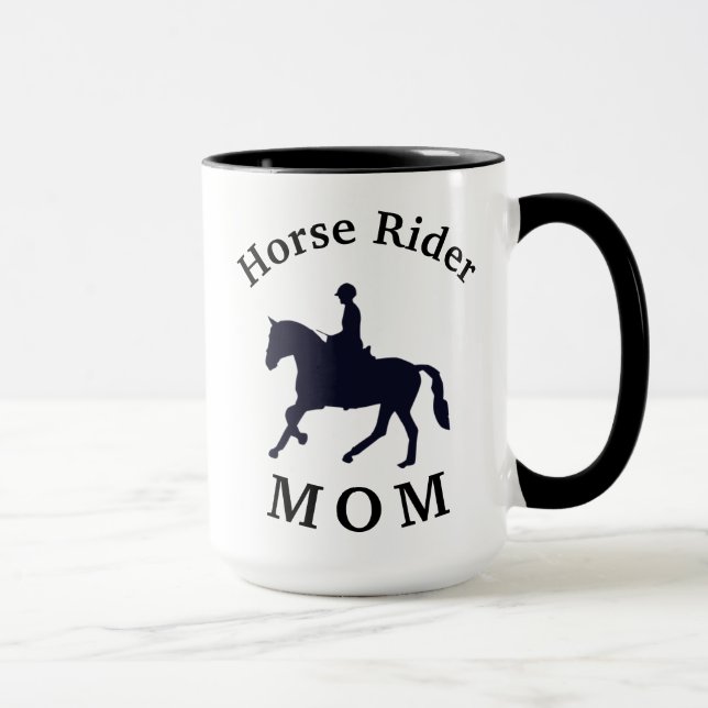 Bästa "Horse Rider MAMMA" nånsin! Mors dag Mugg (Höger)