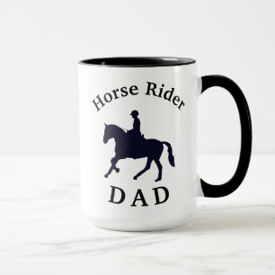Bästa "Horse Rider PAPPA" nånsin! Fars dag Mugg