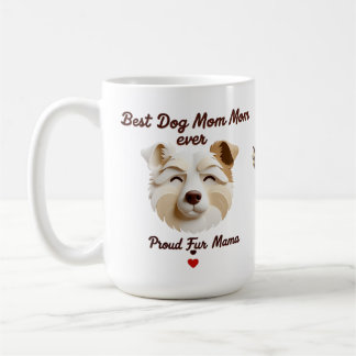 Bästa Hund 15 oz Mugg-Proud Päls Mamma Gift för Hu Kaffemugg