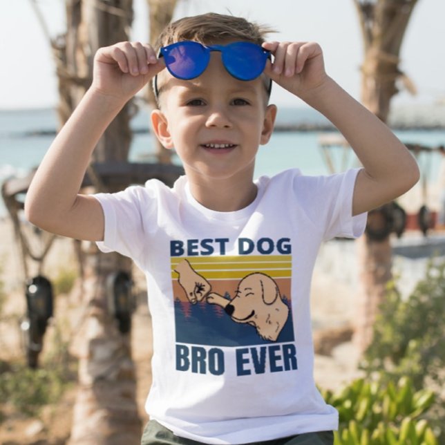 Bästa hund bro någonsin - hund älskare t shirt (Skapare uppladdad)