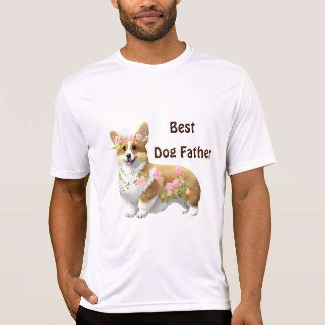 Bästa Hund Corgi för en positiv stämning T Shirt (Framsida)