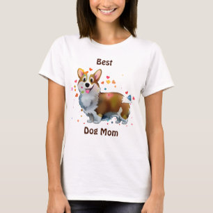 Bästa hund Corgi för en positiv stämning T Shirt