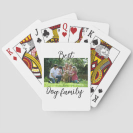 Bästa hund-familjens mamma-pappa-sällskapshus casinokort
