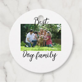 Bästa hund-familjens mamma-pappa-sällskapshus gåvor etiketter