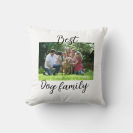 Bästa hund-familjens mamma-pappa-sällskapshus kudde