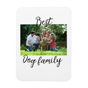 Bästa hund-familjens mamma-pappa-sällskapshus magnet