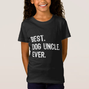 Bästa Hund farbror någonsin Funny Gift Fars dag Kr T Shirt