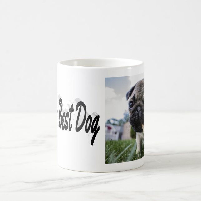 Bästa Hund-foto Kaffemugg (Center)