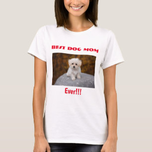 Bästa Hund-foto Mamma T Shirt